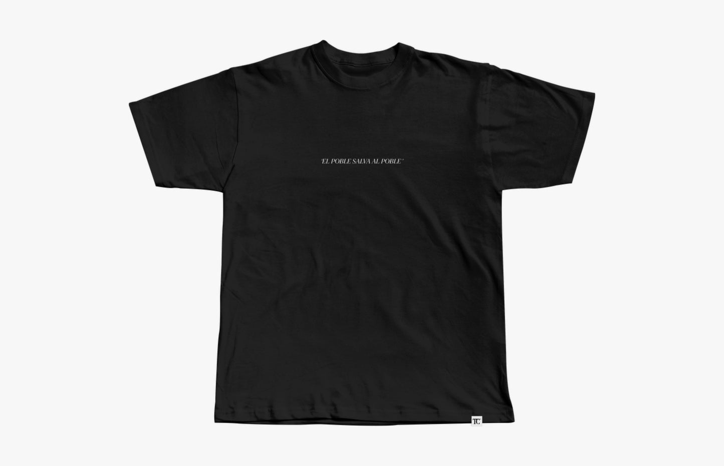 EL POBLE SALVA AL POBLE OVERSIZE - BLACK